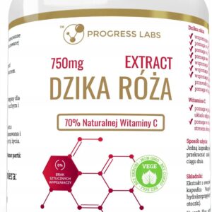 Dzika Róża 70% Naturalna Witamina C Wegan 120 Kaps