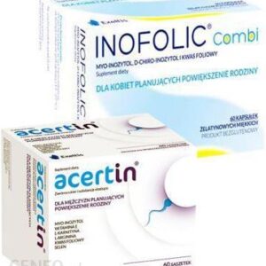 INOFOLIC COMBI 60 kaps. + ACERTIN 60 sasz.