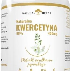 Natural Herbs Naturalna Kwercetyna 98% 400mg Forte Ekstrakt Perełkowca Japońskiego Alto Pharma