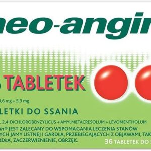 neo-angin na stany zapalne jamy ustnej i gardła 36 tabletek do ssania