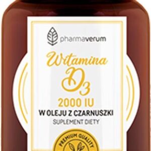 Pharmaverum Witamina D3 2000 Iu W Oleju Z Czarnuszki, 60 Szt.