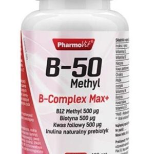 Pharmovit B 50 Methyl B Complex Max+ 120 Caps