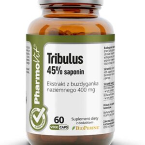 Pharmovit - Tribulus 45% saponin, ekstrakt z buzdyganka naziemnego 400mg, 60kaps.