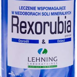 Rexorubia, leczenie wspomagające w niedoborach soli mineralnych, 350 g