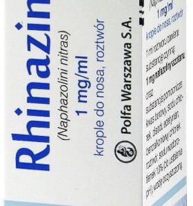 Rhinazin 0.1% krople do nosa 10ml