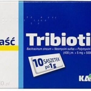 Tribiotic Maść 10 Sasz.